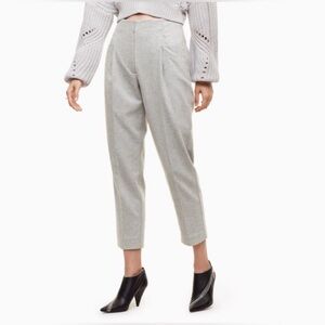 Aritzia Wilfred Chambery Pant, Heather Light Grey | Sz 2